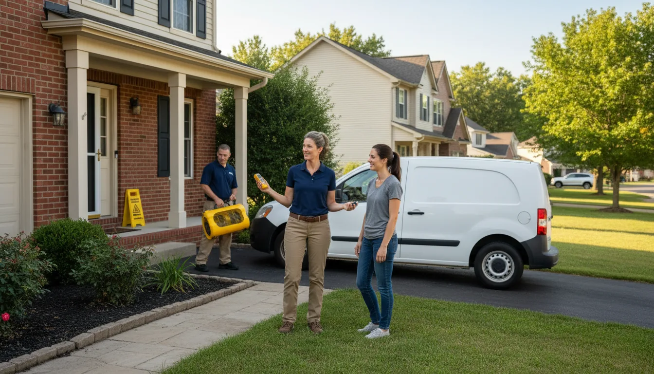 Residential water damage restoration in Beech Bluff, TN